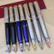 New Cartier Santos-Dumont Blue and Silver Ballpoint pen AAA Replica (2)_th.jpg